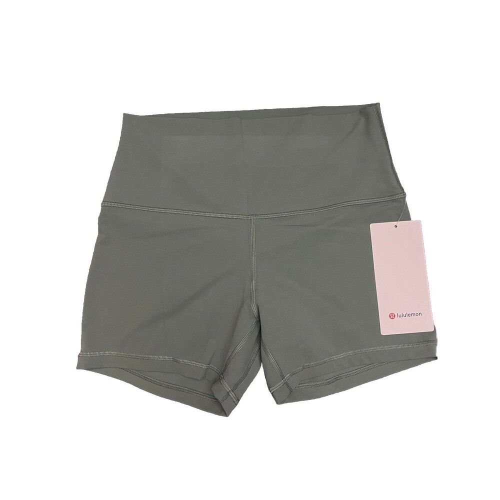 Lululemon Women’s Align HR Shorts 4” Size 8 GREU Grey Eucalyptus New w/tag